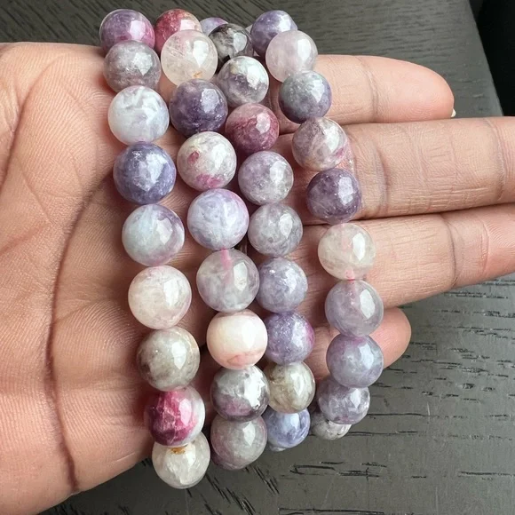 Unicorn tourmaline bracelet 9mm (one) - Picture 4 of 4